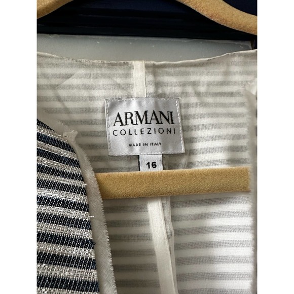 Armani Collezioni Metallic Stripe Jacket - Picture 3 of 6